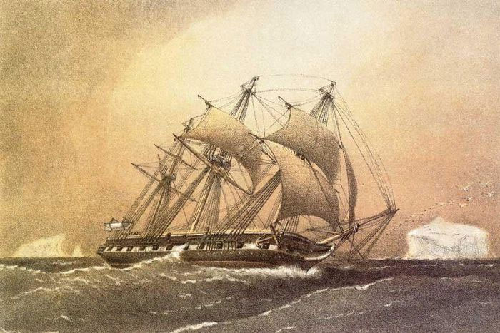Con tàu hải quân tham gia – HMS Challenger.