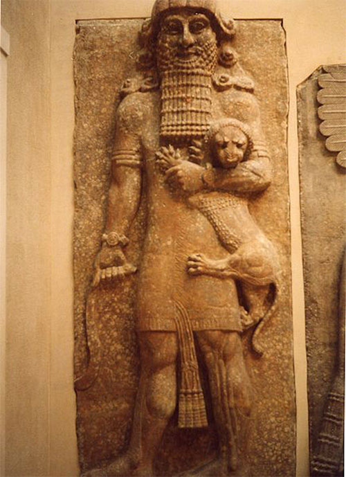 Một bức tượng của Gilgamesh đã được khai quật trong lăng mộ